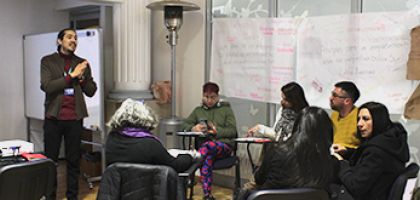 Miembros de la Escuela de Terapia Ocupacional en su jornada de planificación estratégica